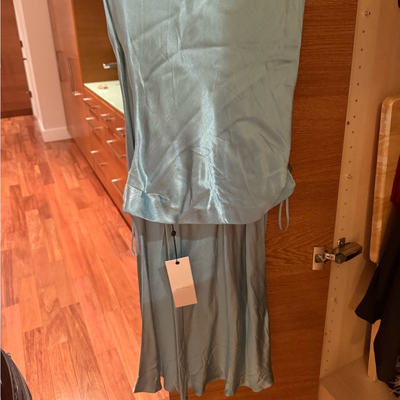 Bec + Bridge Moon Dance Strapless Maxi Dress Sea Spray - Picture 6 of 8